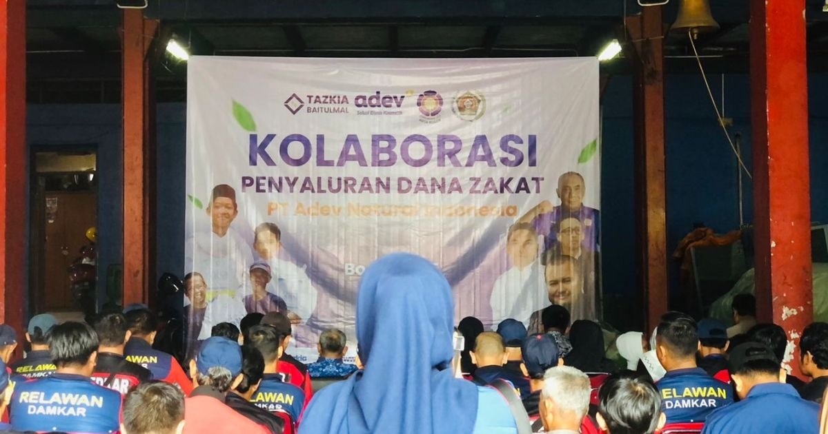 Sinergi Adev dan Tazkia: 150 Paket Zakat Disalurkan untuk Anggota Damkar Bogor