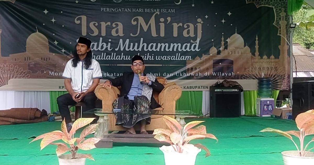 Perkuat Iman dan Ukhuwah, Warga Kampung Duren Ciomas Peringati Isra Mi’raj 1447 H