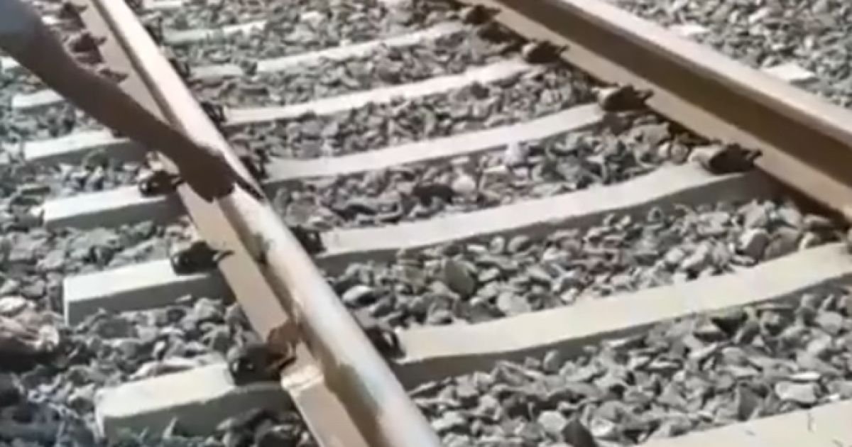 Ilustrasi rel kereta api/Instagram