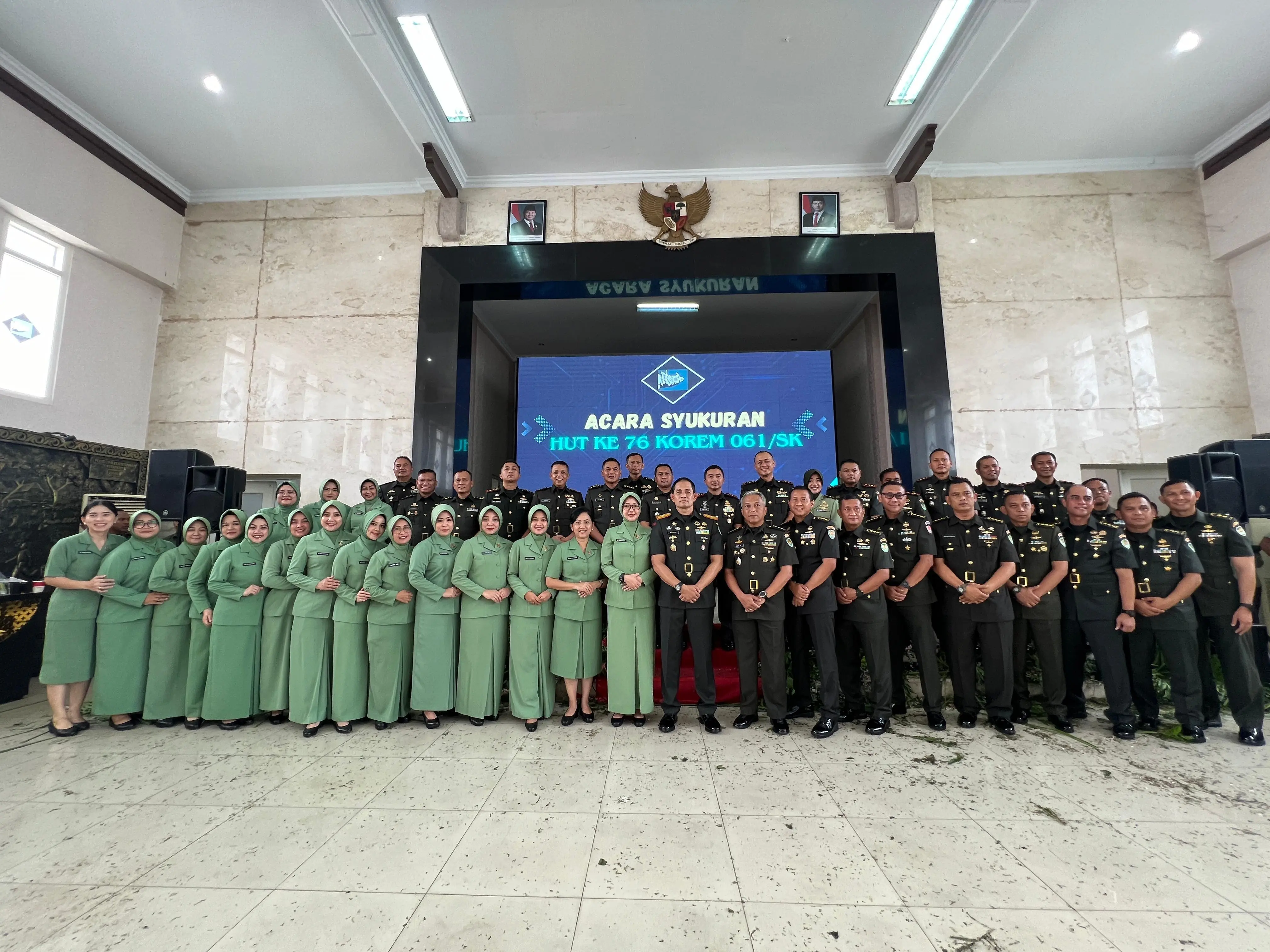 HUT ke-76 Korem 061/SK: Refleksi, Syukur, dan Komitmen untuk Negeri