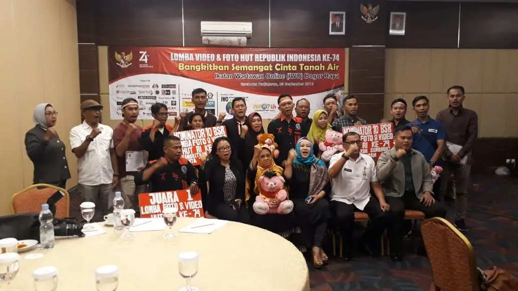 Kepala Kesbangpol Kota Bogor Sebut IWO ‘Bela Negara’ di Lomba Video dan Foto HUT RI ke 74