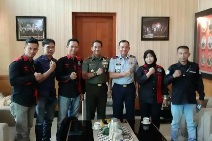 Danrem 061/SK dan Danlanud Ats Berikan Pengetahuan Kebangsaan kepada Awak Media