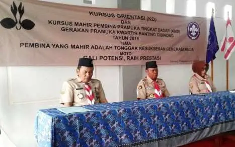 Kwaran Cibinong Buka KO dan KMD Untuk Pembina Pramuka