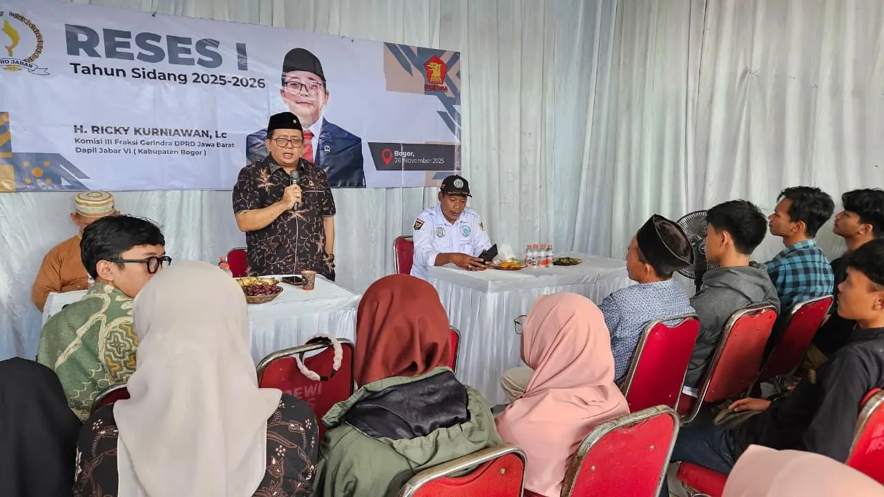 H. Ricky Kurniawan Gelar Reses di Ponpes Bina Umat Ciampea