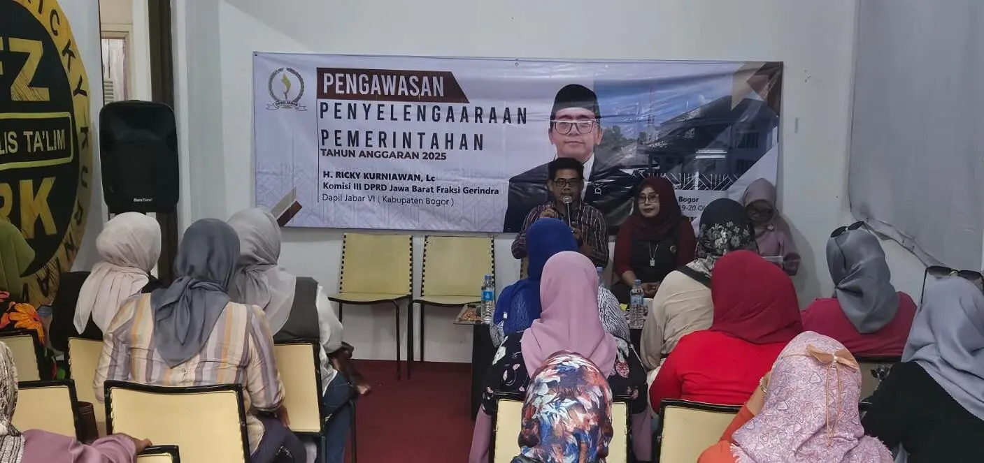 Ricky Kurniawan Ajak Warga Cibinong Bicara Masalah Sehari-hari