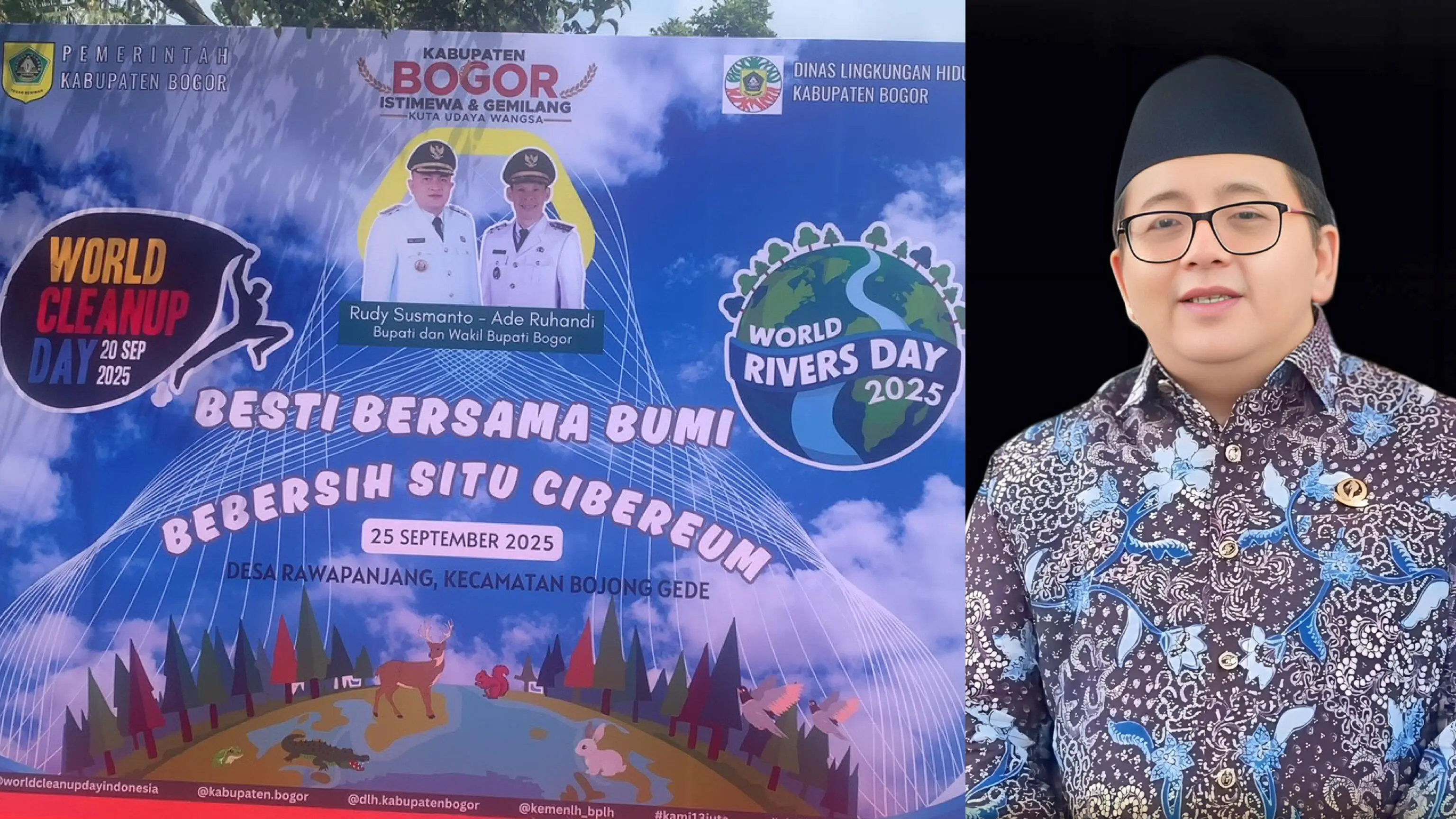 Anggota DPRD Jabar H. Ricky Kurniawan Apresiasi Aksi Bersih-bersih Situ Cibeureum