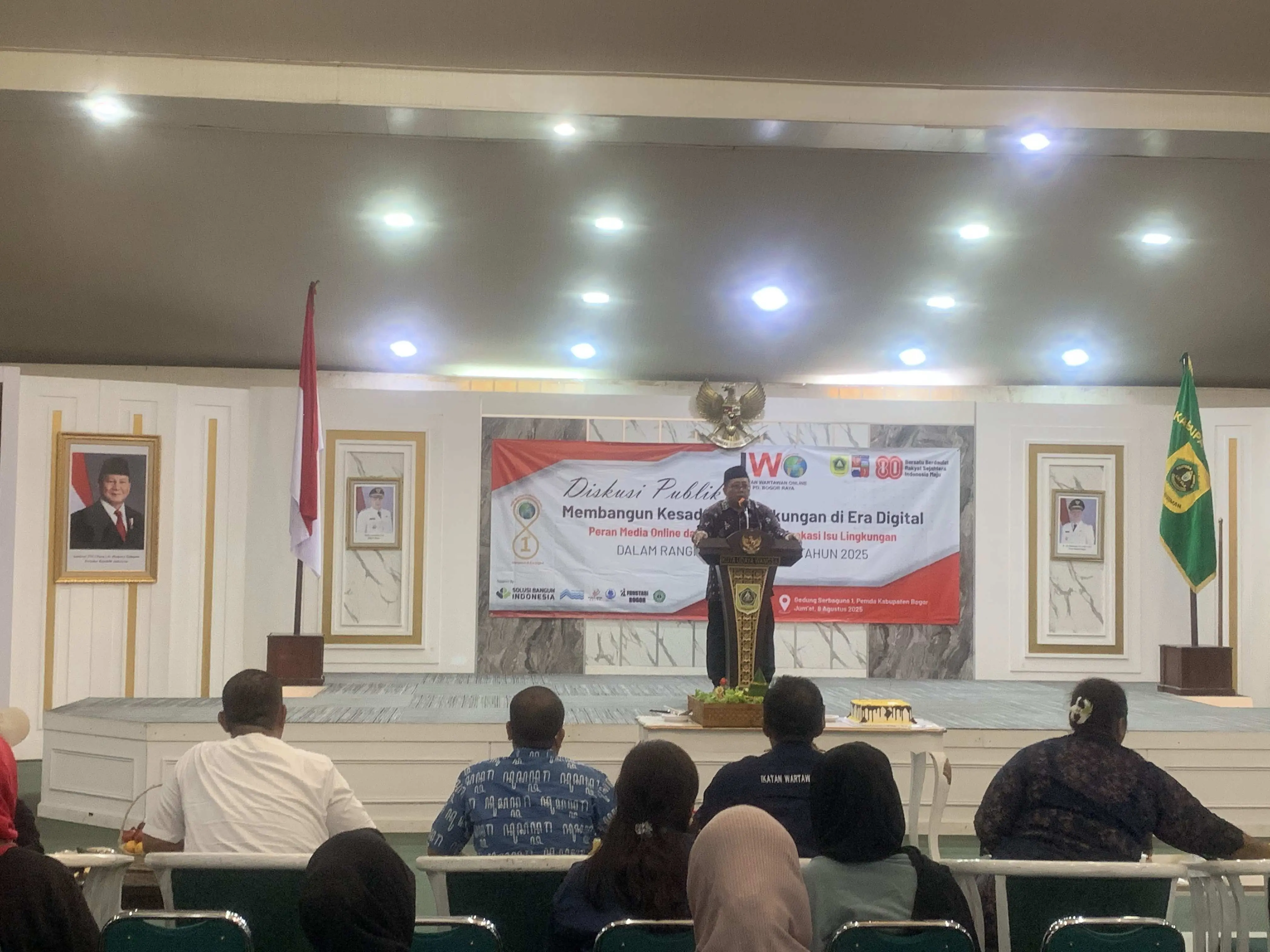 Ricky Kurniawan Hadiri HUT IWO ke-13 di Pemda Cibinong, Serukan Perkuat Etika Jurnalistik