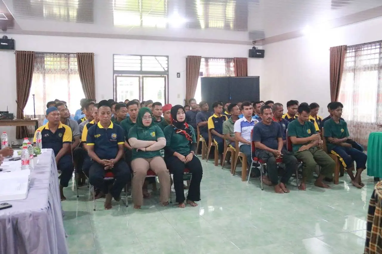 76 Orang Warga Binaan Lapas Tanjungbalai Asahan Ikuti Sidang TPP
