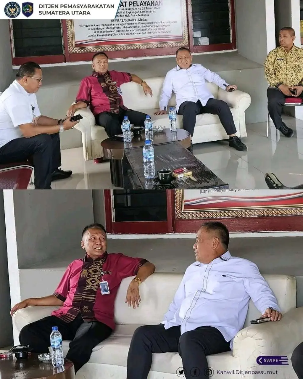 Kakanwil Ditjenpas Sumut Yudi Suseno, Sambut Hangat Kunjungan Kerja Direktur Pembinaan Narapidana dan Anak Binaan