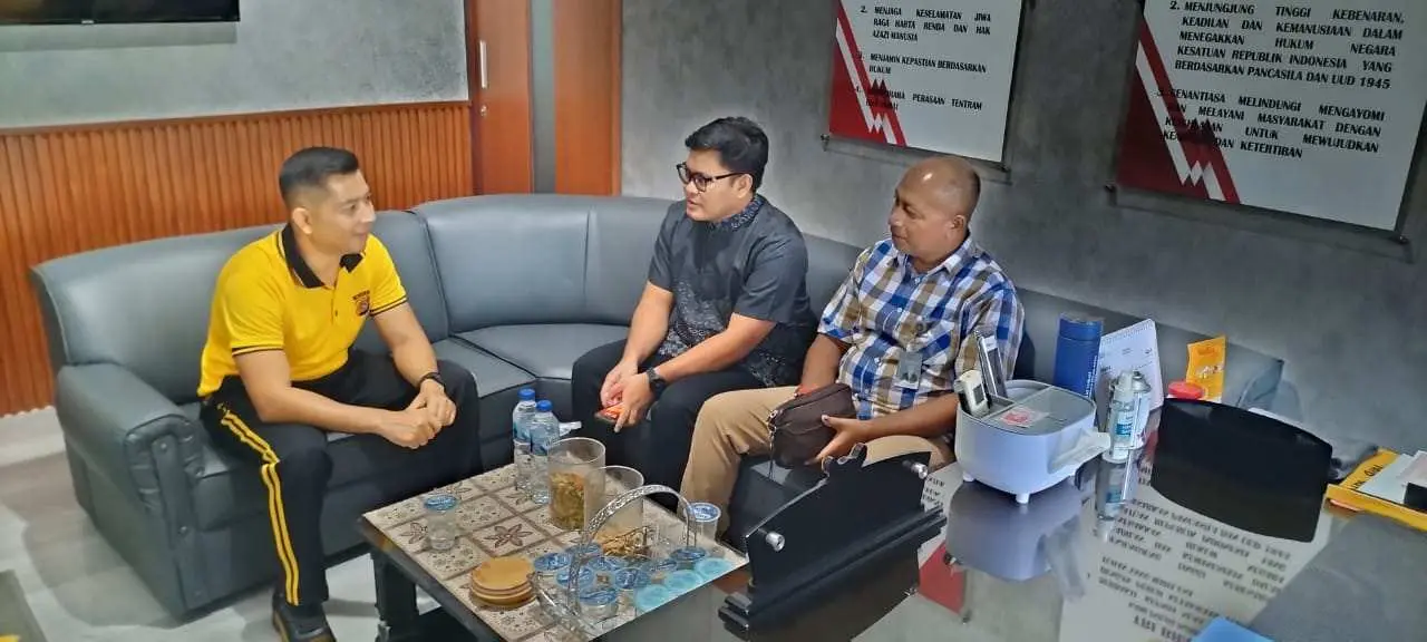 Kasi Adm Kamtib Lapas Banda Aceh Laksanakan Silaturahmi dan Koordinasi dengan Polsek Ingin Jaya