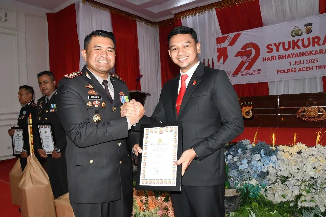 Polres Aceh Timur Gelar Syukuran Dalam Rangka Hari Bhayangkara Ke-79