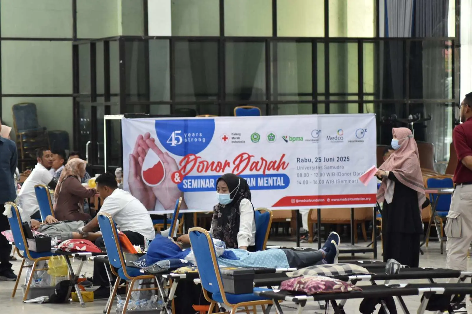 Perkuat Sinergi dengan Dunia Pendidikan Tinggi, Medco E&P Malaka dan BPMA Gelar Donor Darah dan Seminar Kesehatan