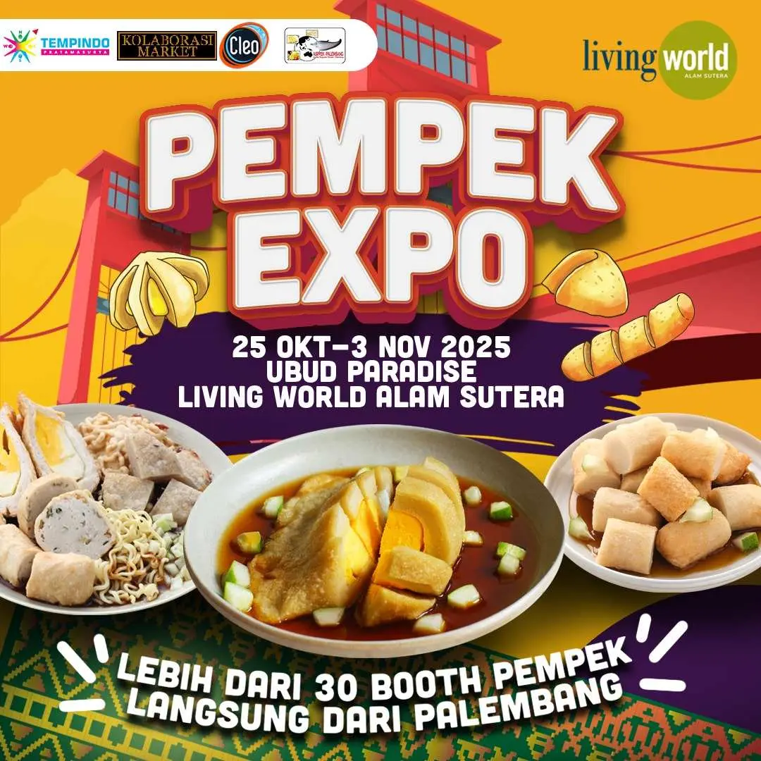 Pempek EXPO 2024 Hadir di Living World Alam Sutera, Sajikan Kelezatan Kuliner Khas Palembang!