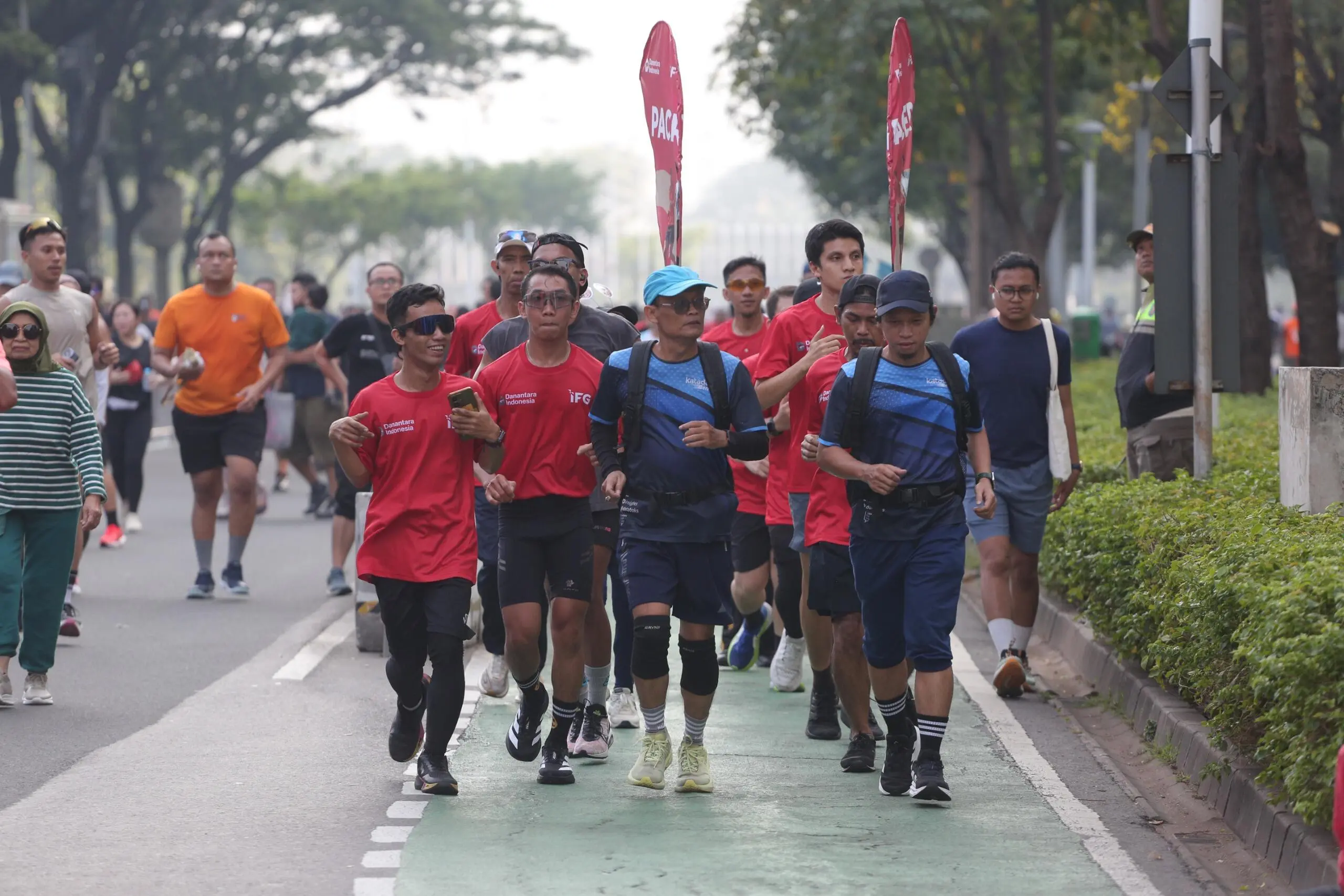 Gencarkan Literasi Keuangan, IFG Padukan Olahraga dan Edukasi Finansial di Car Free Day Jakarta