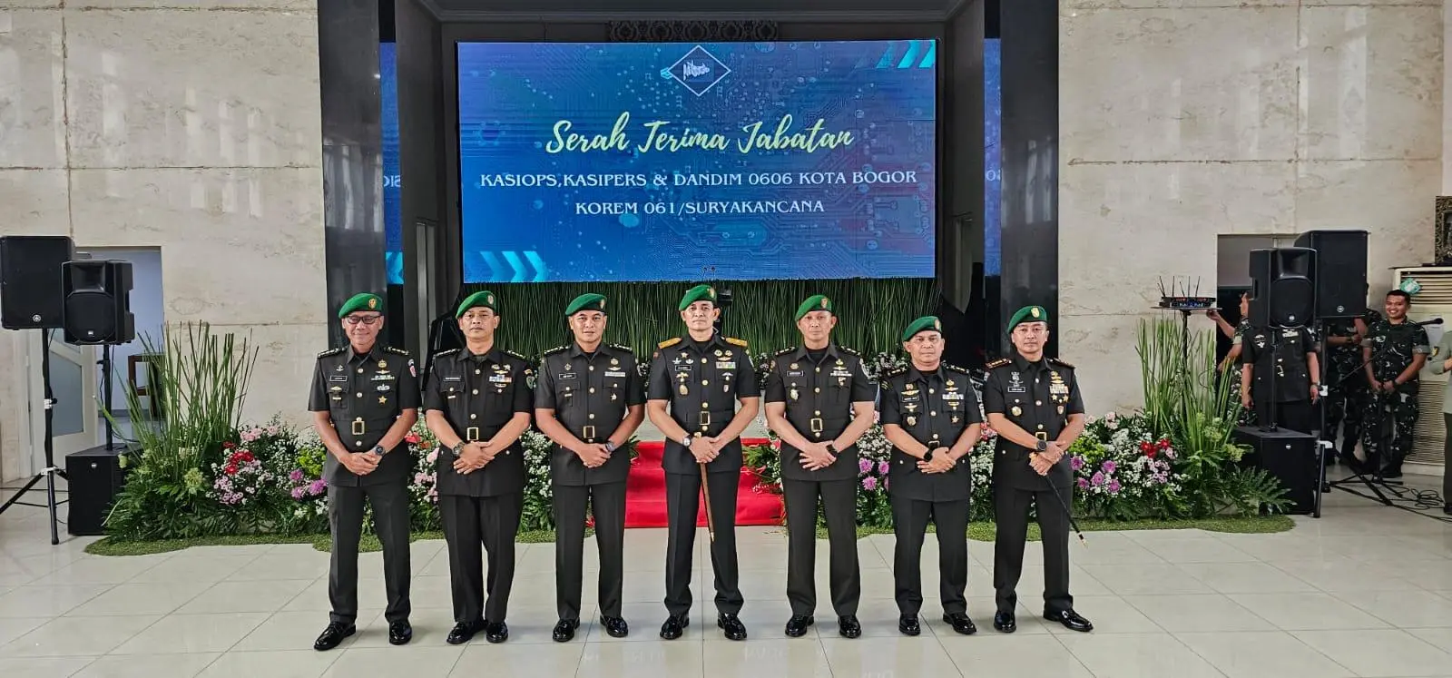 Danrem 061/Suryakancana Lantik Pejabat Baru, Dorong Soliditas Prajurit