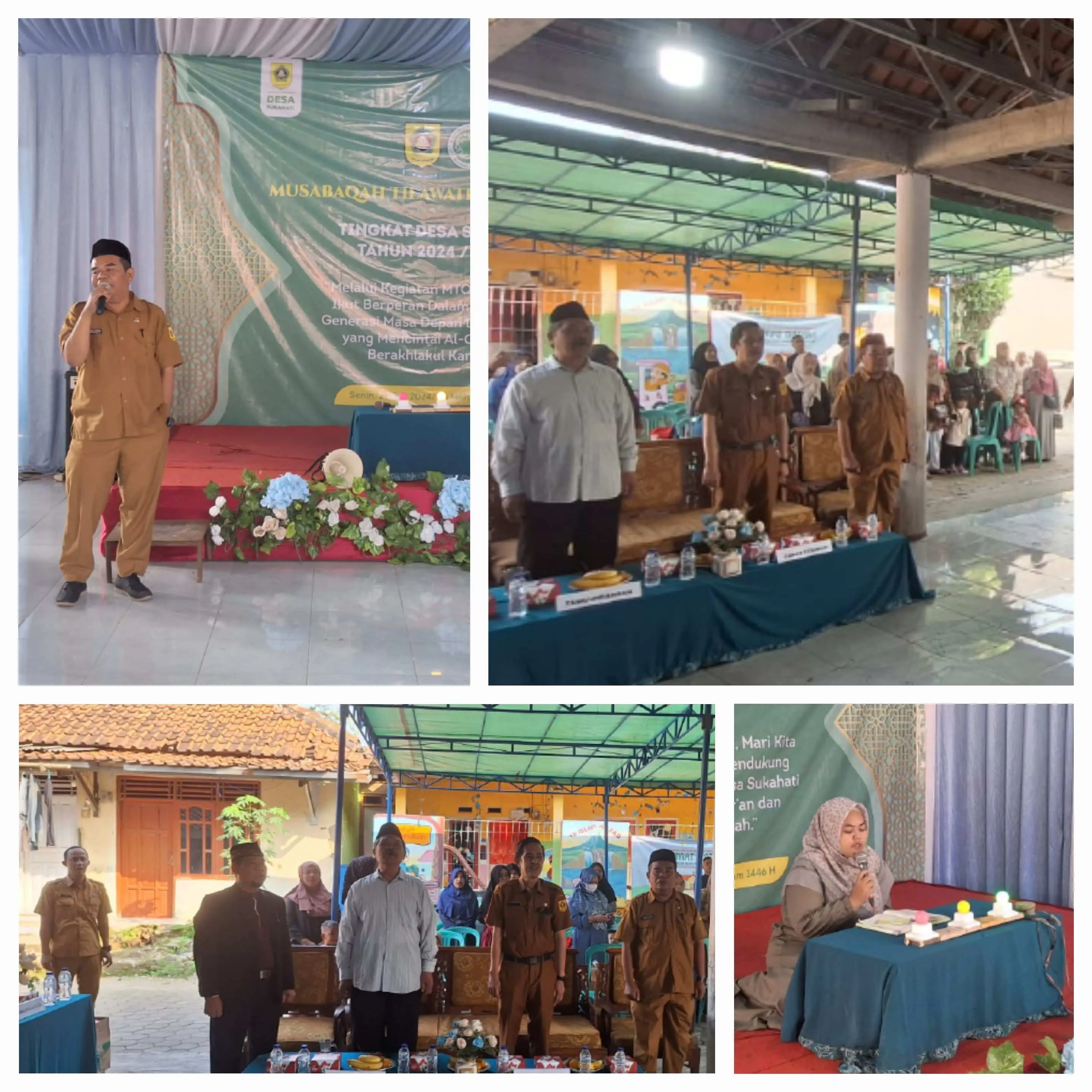 Gelar Lomba MTQ, Pemdes Sukahati Ingin Mendukung Generasi Pecinta Al-Quran dan ber Ahlaqul kharimah
